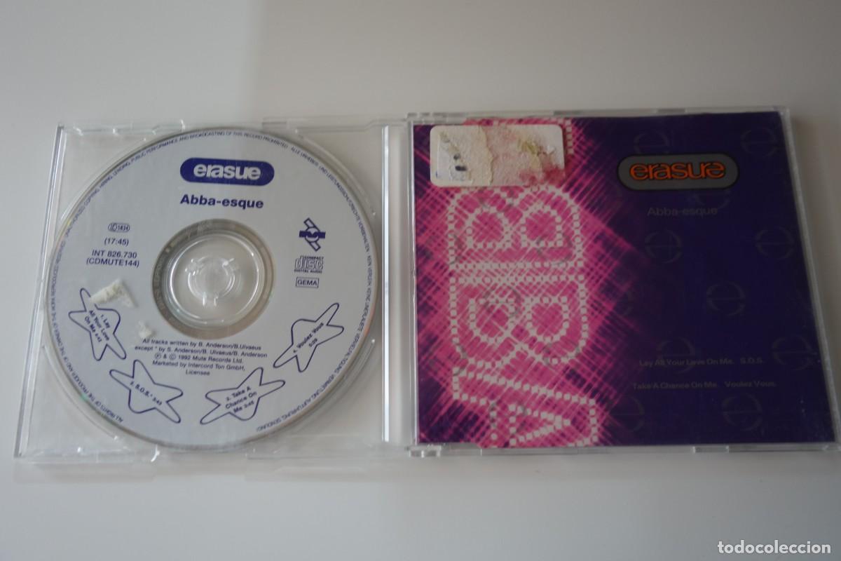 CDs de m&uacute;sica: ERASURE: Abba-esque. CD single ALEM&Aacute;N parte 1. CDMUTE144 - Foto 1