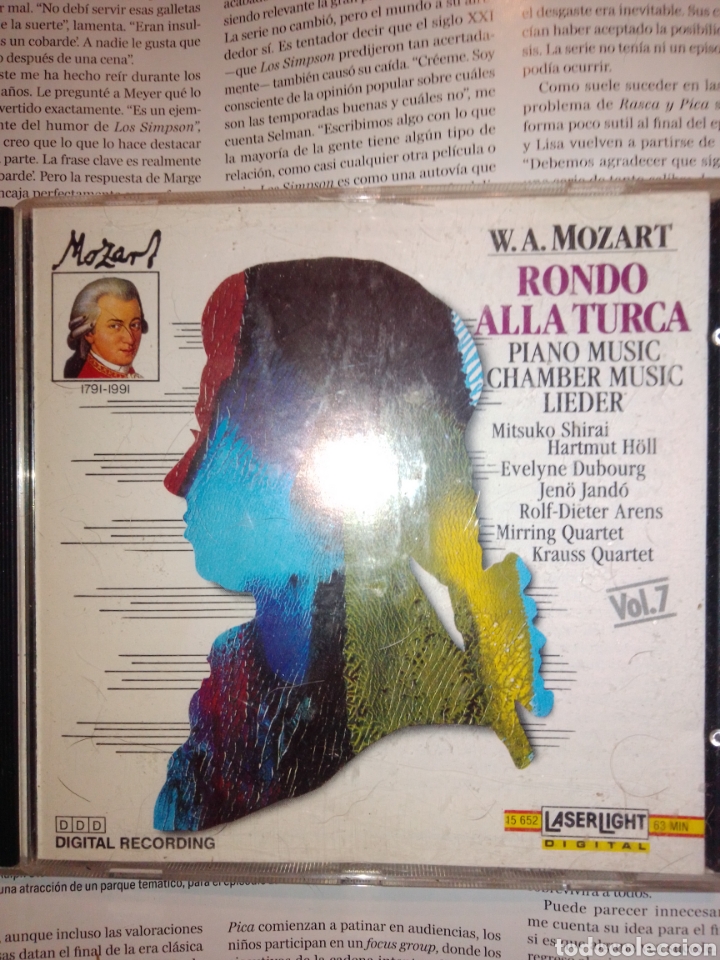 CDs de m&uacute;sica: Rondo alla turca Mozart - Foto 1