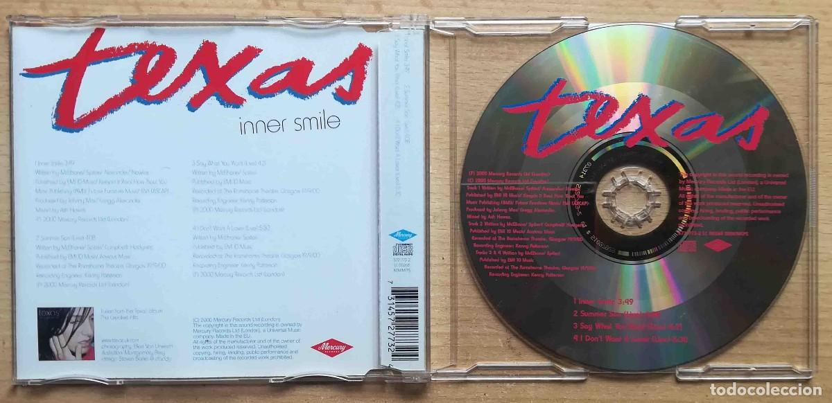 CDs de m&uacute;sica: CD Texas - Inner Smile (single) 4 temas - Mercury 2001 - Foto 2