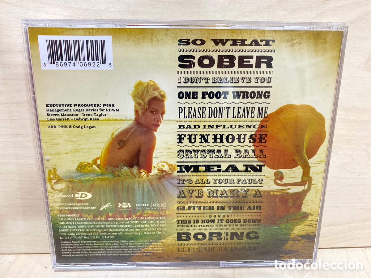 CDs de m&uacute;sica: P!NK - Funhouse (CD) - Foto 2