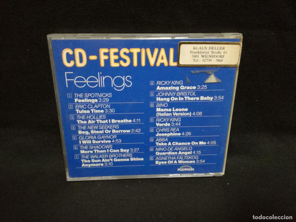 CDs de m&uacute;sica: CD - CD FESTIVAL - FEELINGS - Foto 2