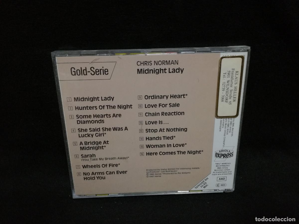 CDs de m&uacute;sica: CD - CHRIS NORMAN - MIDNIGHT LADY - Foto 2