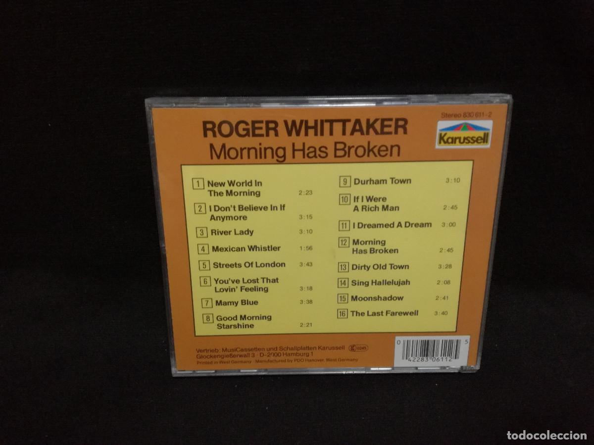 CDs de m&uacute;sica: CD - ROGER WHITTAKER - MORNING HAS BROKEN - Foto 2