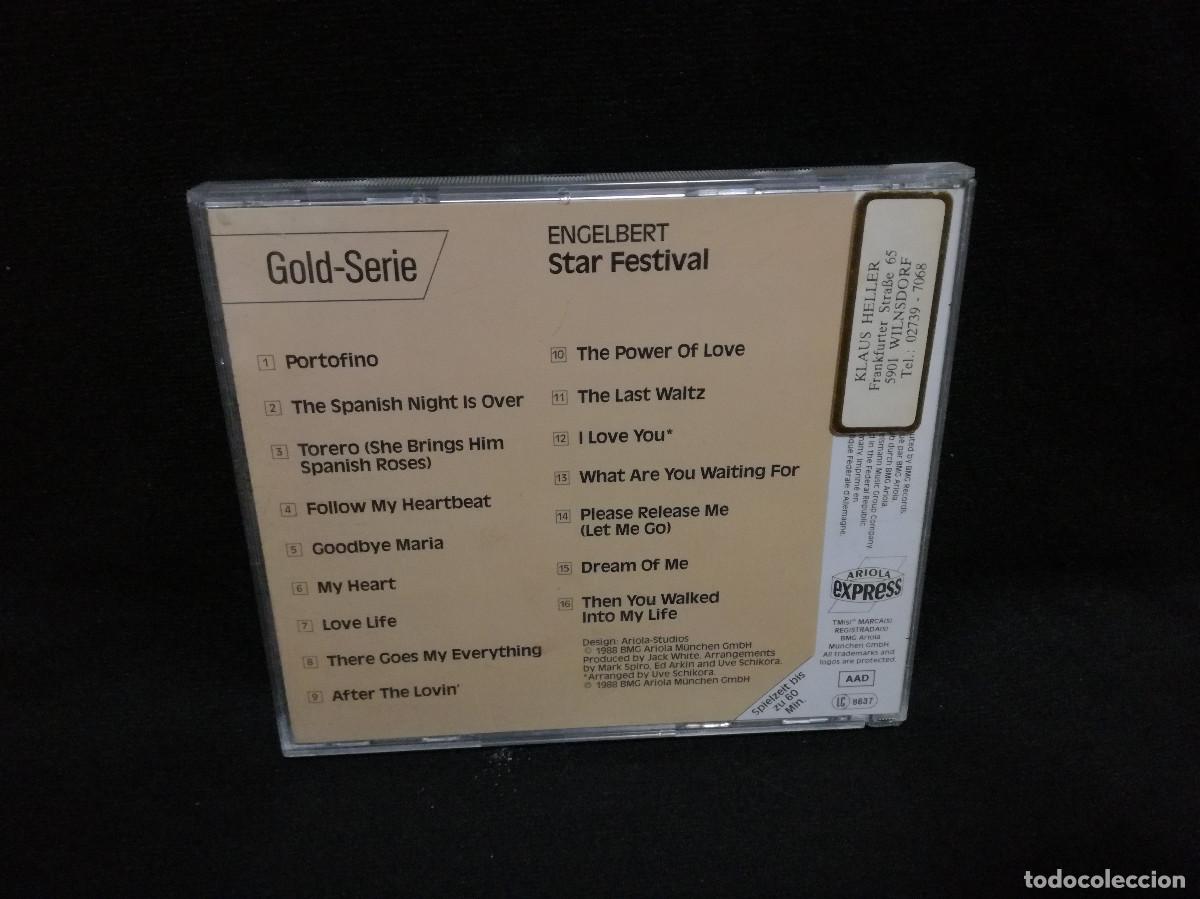 CDs de m&uacute;sica: CD - ENGELBERT - STAR FESTIVAL - Foto 2