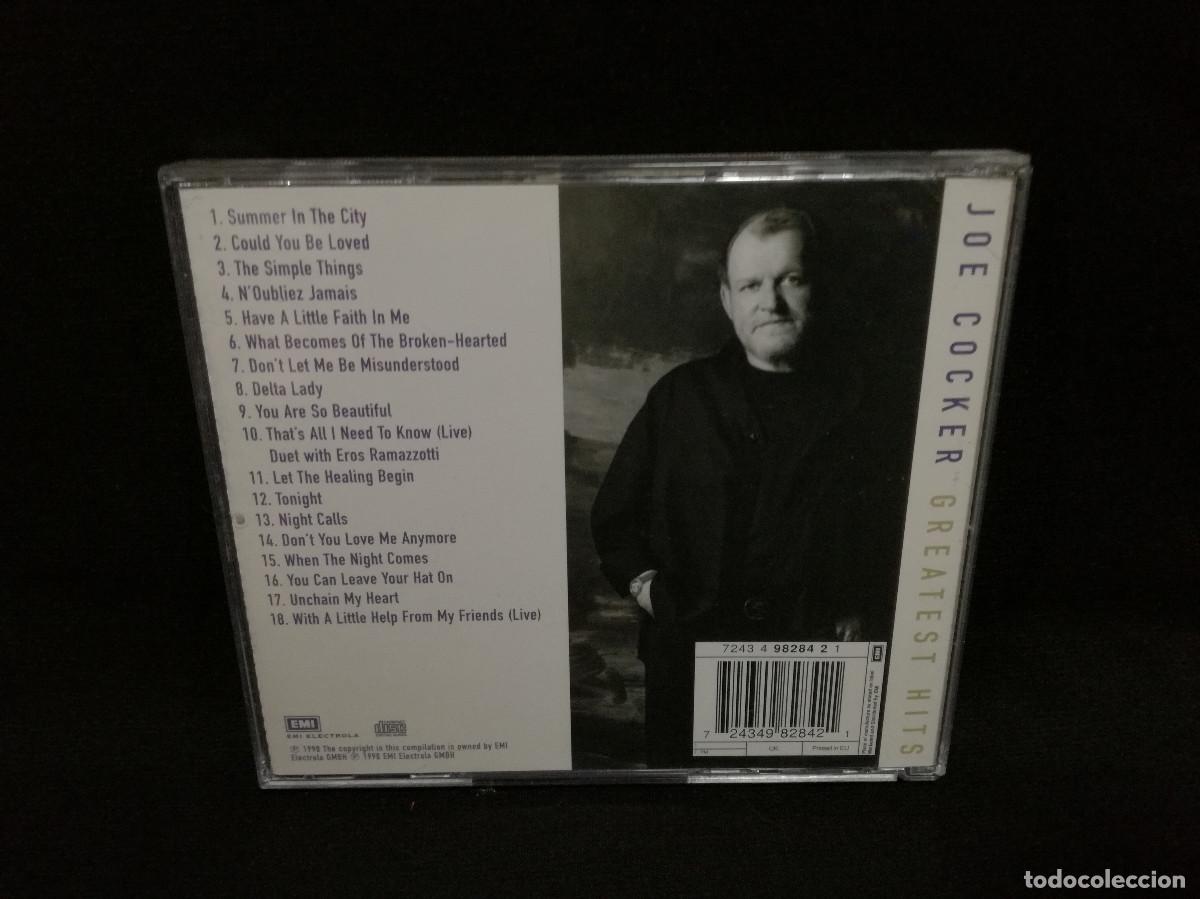 CDs de m&uacute;sica: CD - JOE COCKER - GREATEST HITS - Foto 2