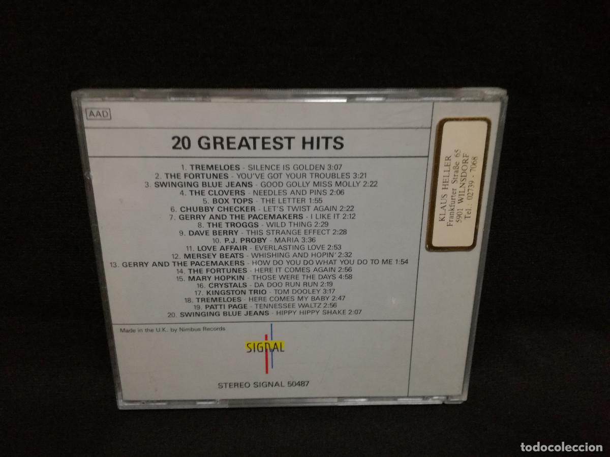 CDs de m&uacute;sica: CD - 20 GREATEST HITS - Foto 2