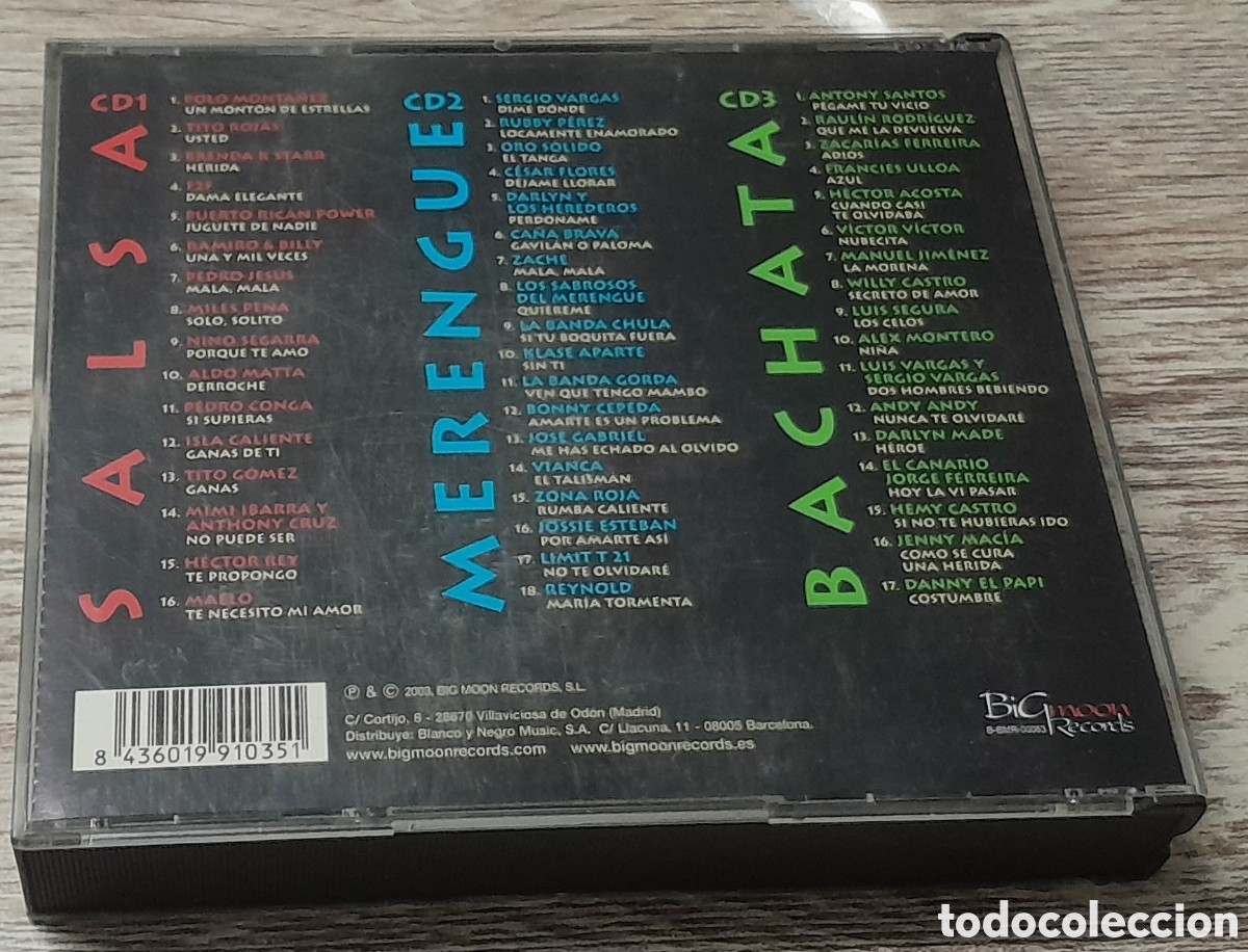 CDs de m&uacute;sica: NOCHES LATINAS - 3 CDS - Foto 2