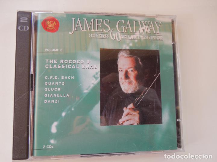 CDs de m&uacute;sica: JAMES GALWAY - THE ROCOCO & CLASSICAL ERAS - 2 CD,S +LIBRETO - - Foto 1