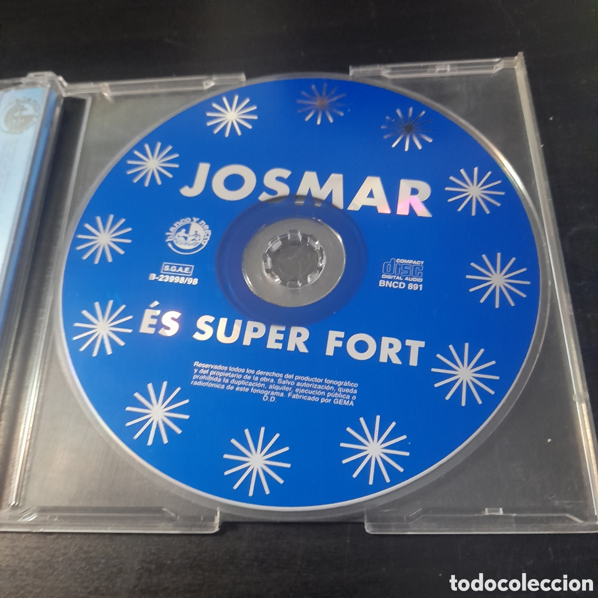 CDs de m&uacute;sica: Josmar &ndash; &Eacute;s Super Fort. CD, Maxi-Single 1998 - Foto 2