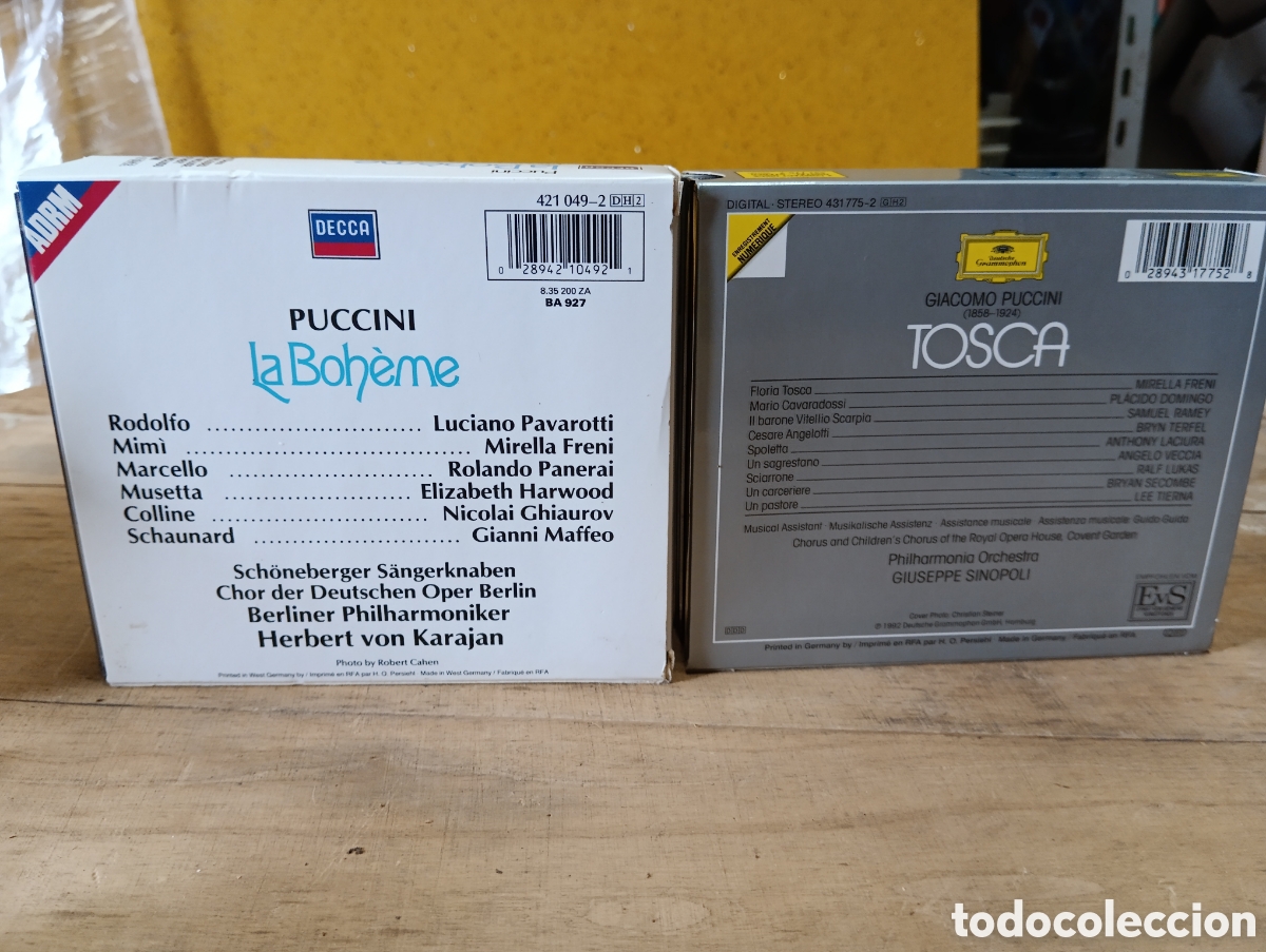 CDs de m&uacute;sica: PUCCINI, TOSCA Y LA BOHEME. - Foto 4