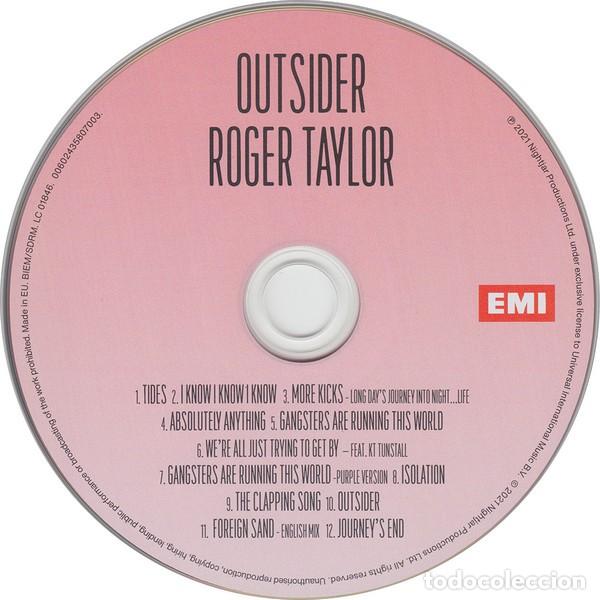 CDs de m&uacute;sica: ROGER TAYLOR OUTSIDER CD DIGIPACK QUEEN - Foto 3