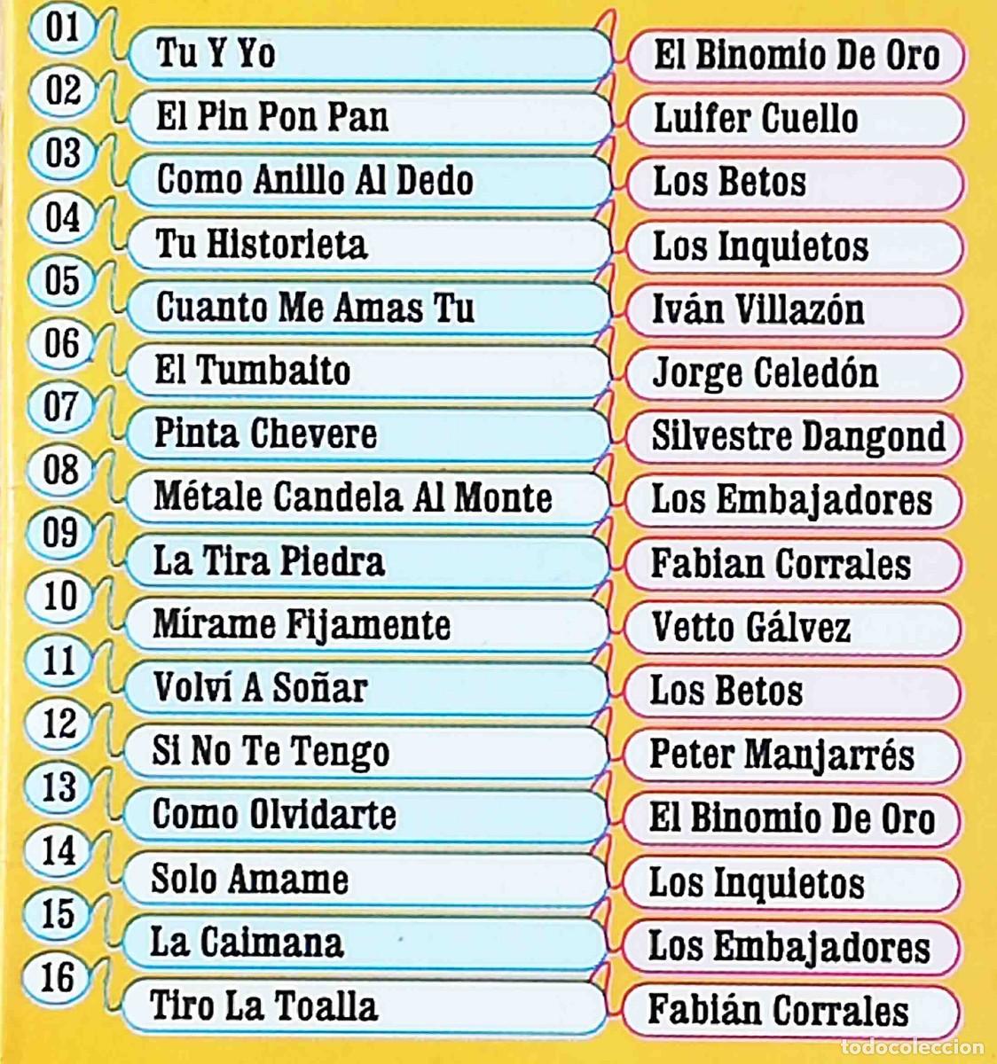 CDs de m&uacute;sica: 3 CD Descarga Vallenata. Grandes &eacute;xitos del momento - Foto 3