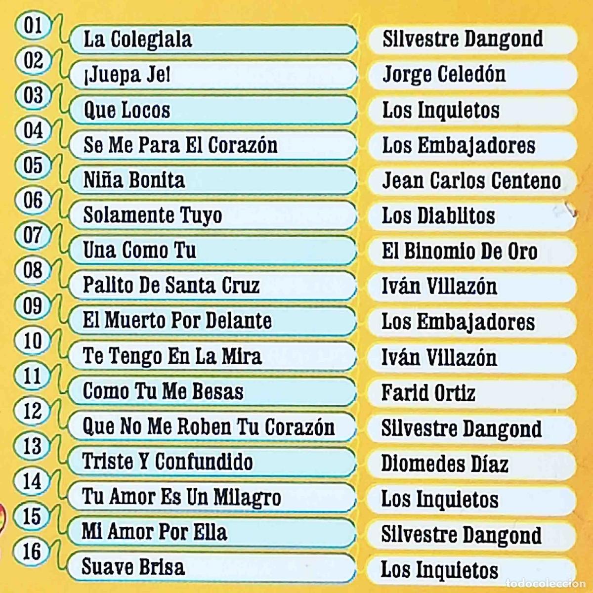 CDs de m&uacute;sica: 3 CD Descarga Vallenata. Grandes &eacute;xitos del momento - Foto 4