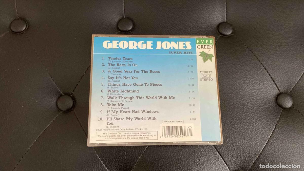 CDs de m&uacute;sica: CD. George Jones. Super hits - Foto 2