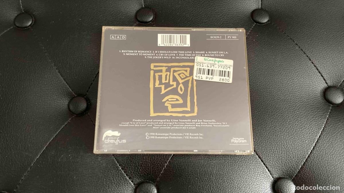 CDs de m&uacute;sica: CD. Gino Vanelli. Inconsolable man - Foto 2
