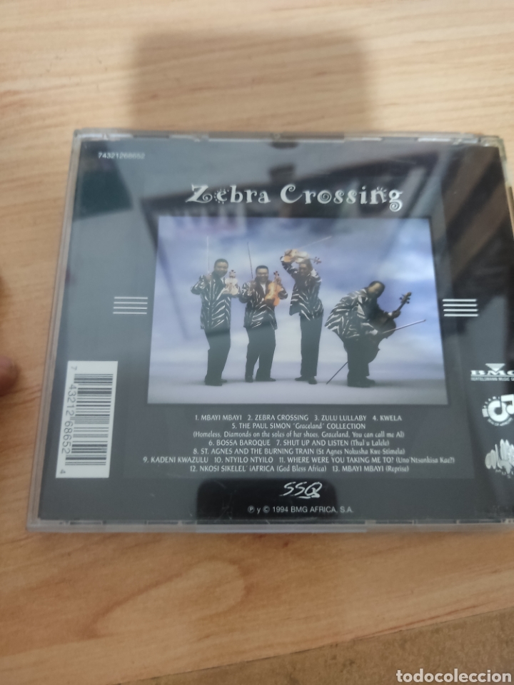 CDs de m&uacute;sica: SOWETO STRING QUARTET cd Zebra Crossing - Foto 2