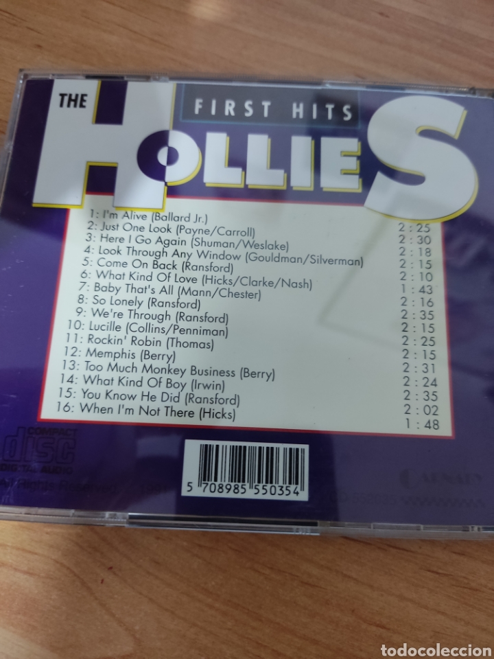 CDs de m&uacute;sica: THE HOLLIES Cd FIRST HITS - Foto 2