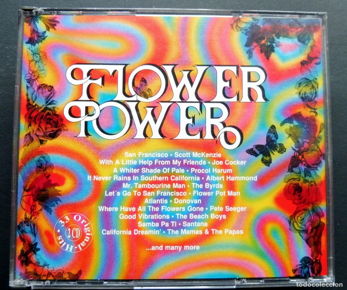CDs de m&uacute;sica: CD - Various &ndash; Flower Power - CBS &ndash; 465784 2 - 2 x CD, Compilation - GERMANY - Foto 1