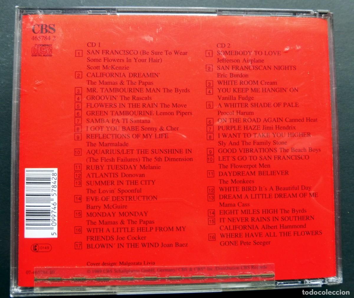 CDs de m&uacute;sica: CD - Various &ndash; Flower Power - CBS &ndash; 465784 2 - 2 x CD, Compilation - GERMANY - Foto 2