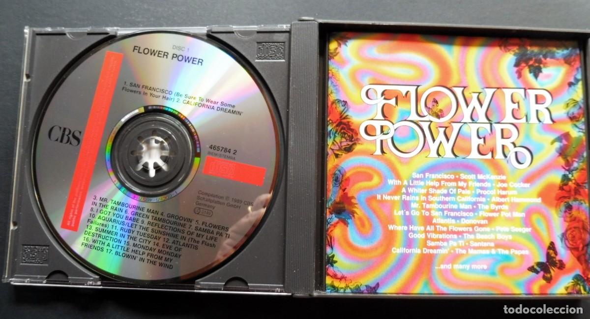 CDs de m&uacute;sica: CD - Various &ndash; Flower Power - CBS &ndash; 465784 2 - 2 x CD, Compilation - GERMANY - Foto 3