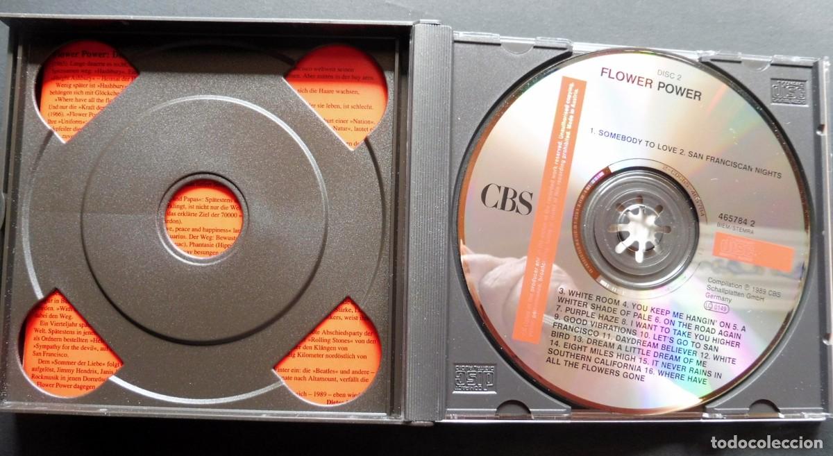 CDs de m&uacute;sica: CD - Various &ndash; Flower Power - CBS &ndash; 465784 2 - 2 x CD, Compilation - GERMANY - Foto 4