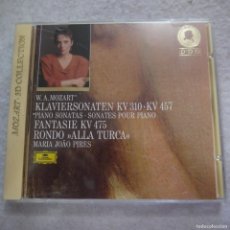CDs de Música: W.A. MOZART / MARIA JOAO PIRES - KLAVIERSONATEN KV 310, KV 457, FANTASIE KV 475, RONDO ALLA TURCA