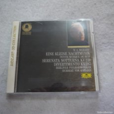CDs de Música: W.A. MOZART / H. V. KARAJAN - EINE KLEINE NACHTMUSIK/SERENATA NOTTURNA KV 239/DIVERTIMENTO KV 287