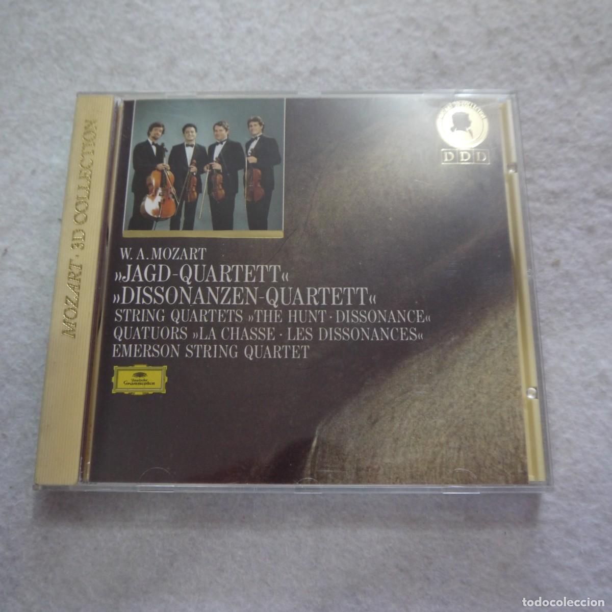 CDs de m&uacute;sica: W.A. MOZART / EMERSON STRING QUARTET - JAGD-QUARTETT, DISSONANZEN-QUARTETT - CD - Foto 1
