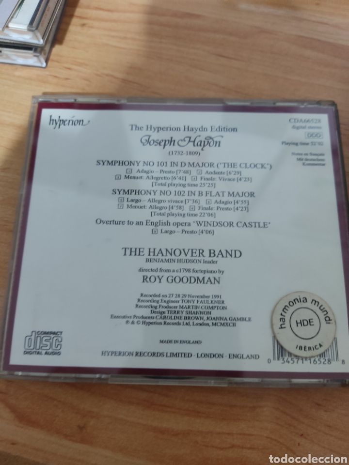 CDs de m&uacute;sica: cd JOSEPH HAYDN - Foto 2