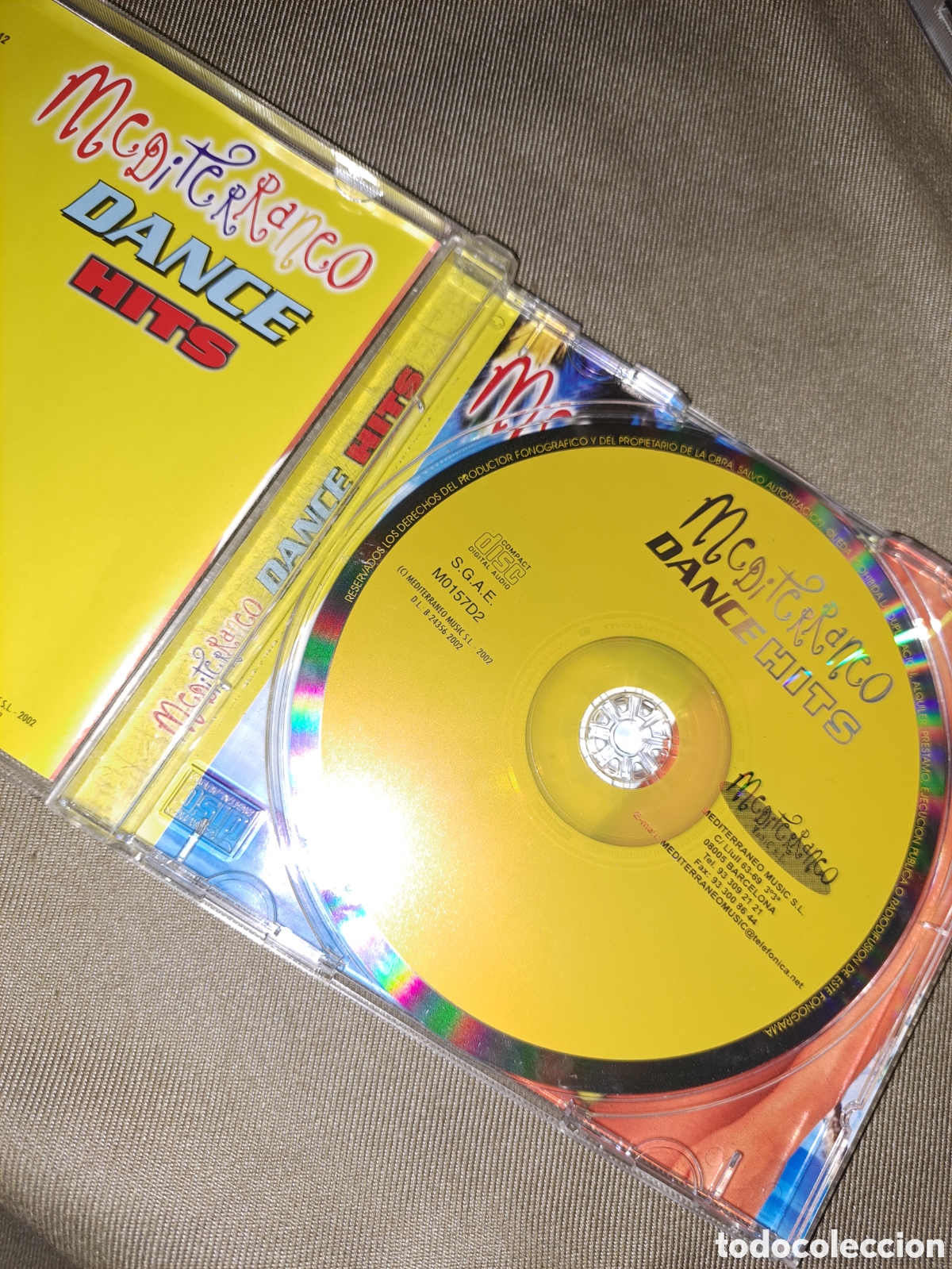 CDs de m&uacute;sica: CD MEDITERR&Aacute;NEO DANCE HITS , 15 SUPER &Eacute;XITOS, 2002 - Foto 2