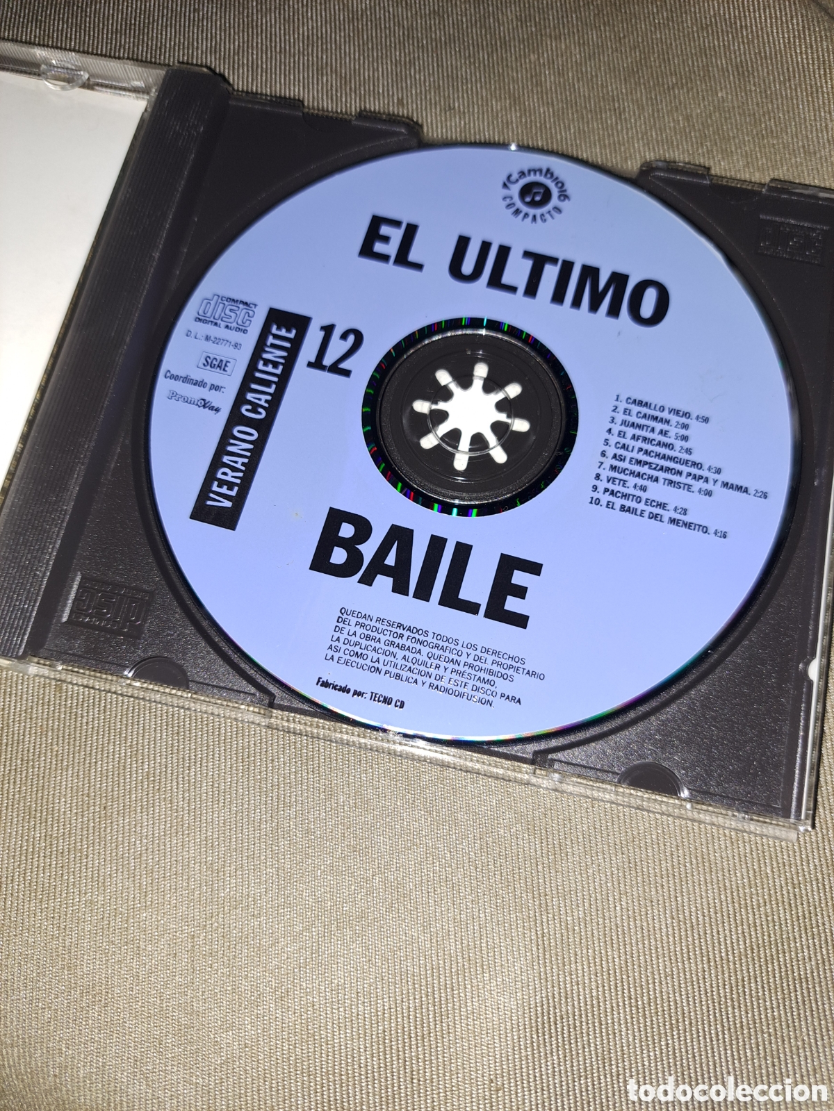 CDs de m&uacute;sica: CD VERANO CALIENTE, EL &Uacute;LTIMO BAILE - Foto 2