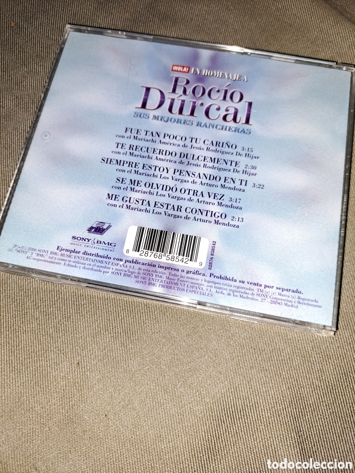 CDs de m&uacute;sica: CD HOMENAJE A ROC&Iacute;O DURCAL - Foto 3