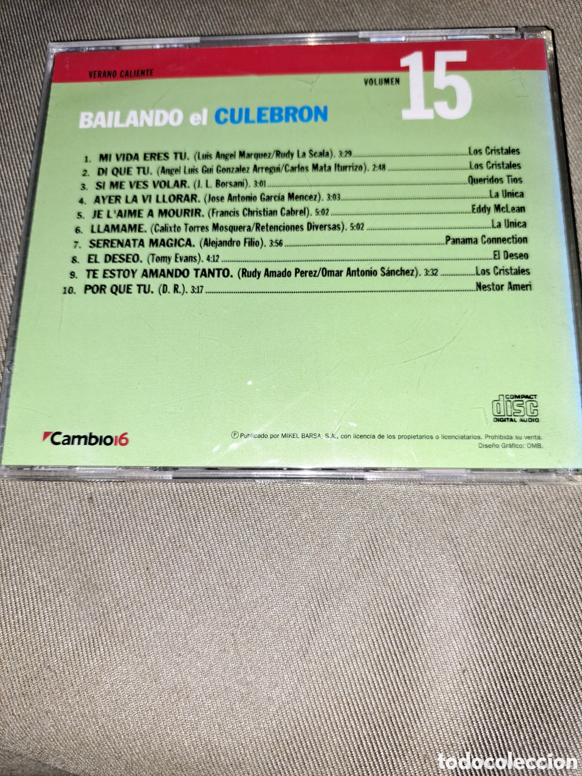 CDs de m&uacute;sica: CD VERANO CALIENTE, BAILANDO EL CULEBRON - Foto 2