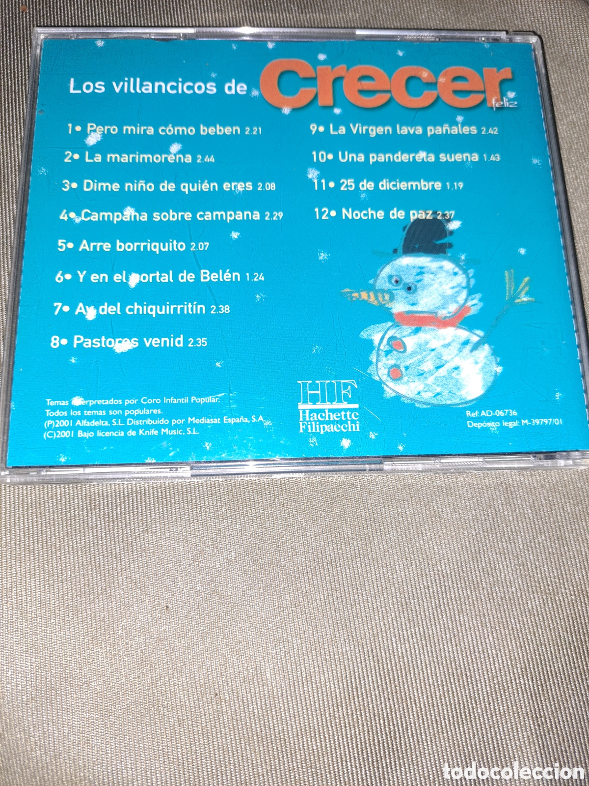 CDs de m&uacute;sica: CD LOS VILLANCICOS DE CRECER - Foto 3