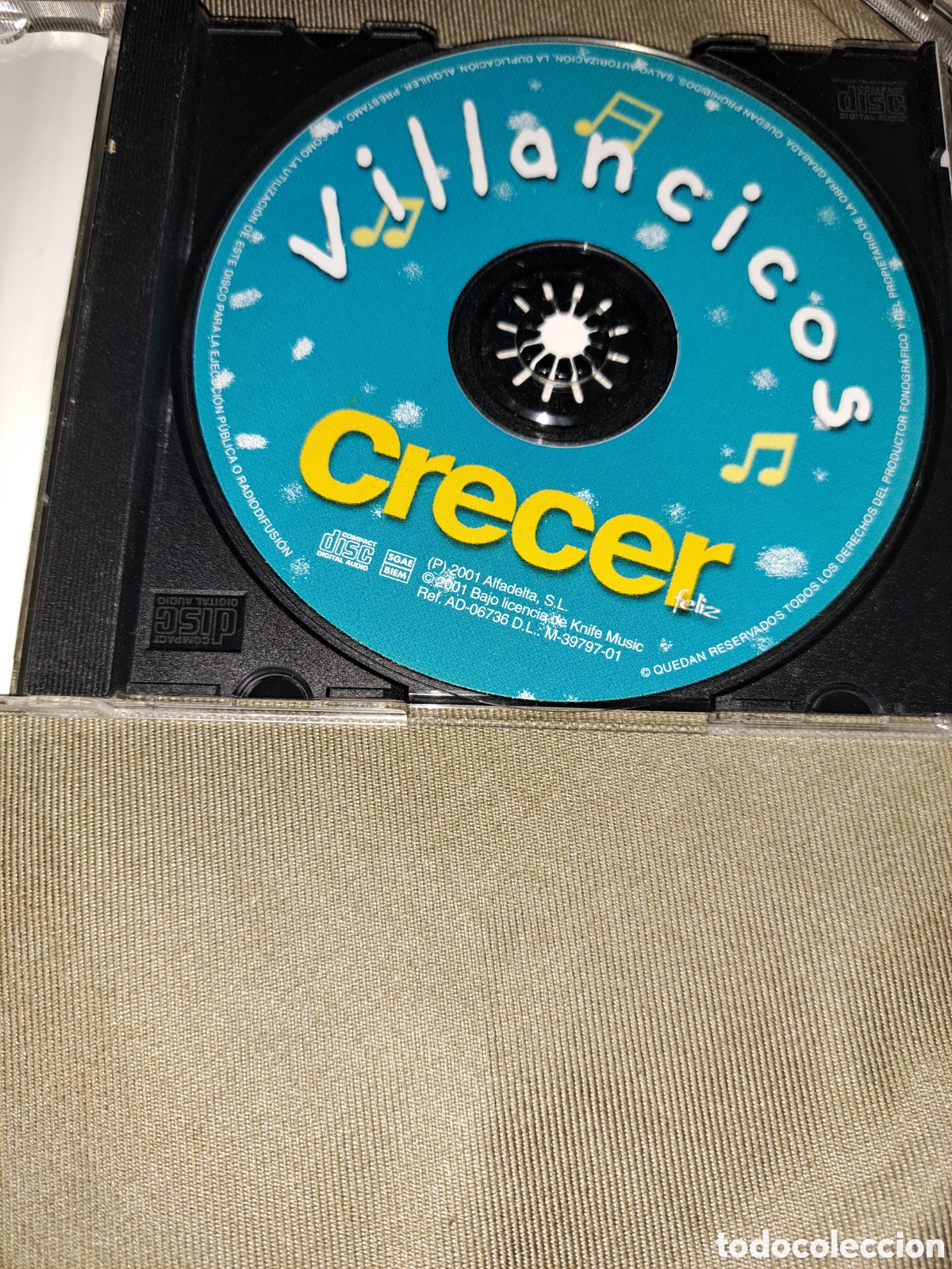 CDs de m&uacute;sica: CD LOS VILLANCICOS DE CRECER - Foto 2
