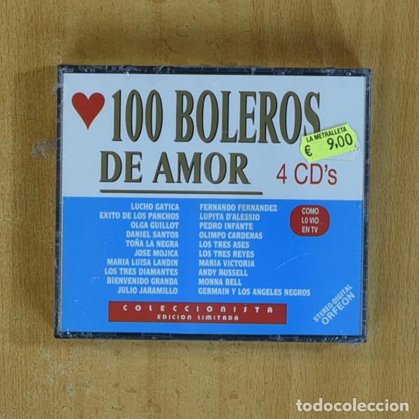 CDs de m&uacute;sica: VARIOS - 100 BOLEROS DE AMOR - 4 CD - Foto 1