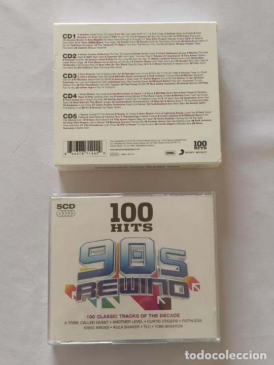 CDs de m&uacute;sica: CD 100 HITS 90S REWIND (5 CDS) (5S) - Foto 2