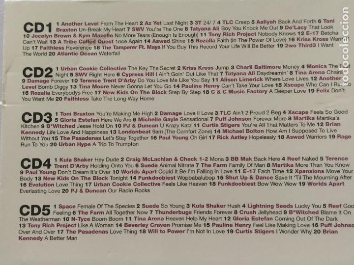 CDs de m&uacute;sica: CD 100 HITS 90S REWIND (5 CDS) (5S) - Foto 3