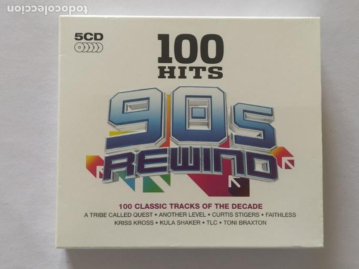CDs de m&uacute;sica: CD 100 HITS 90S REWIND (5 CDS) (5S) - Foto 1