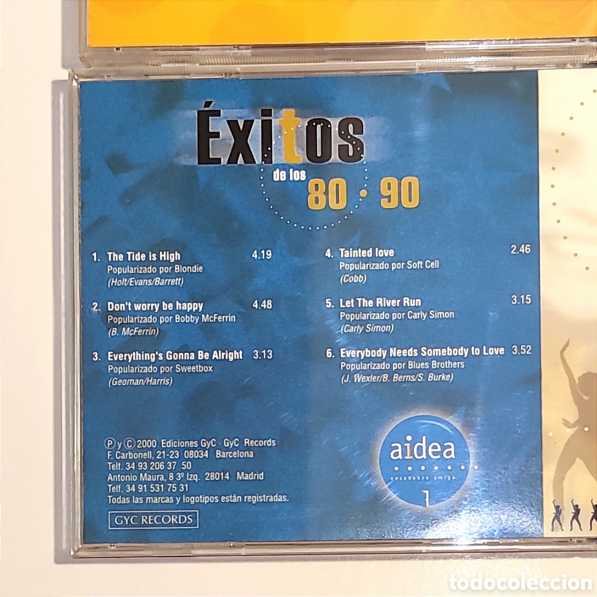 CDs de m&uacute;sica: 2 CD &Eacute;xitos 70-80 y 80-90 Aidea - Foto 4