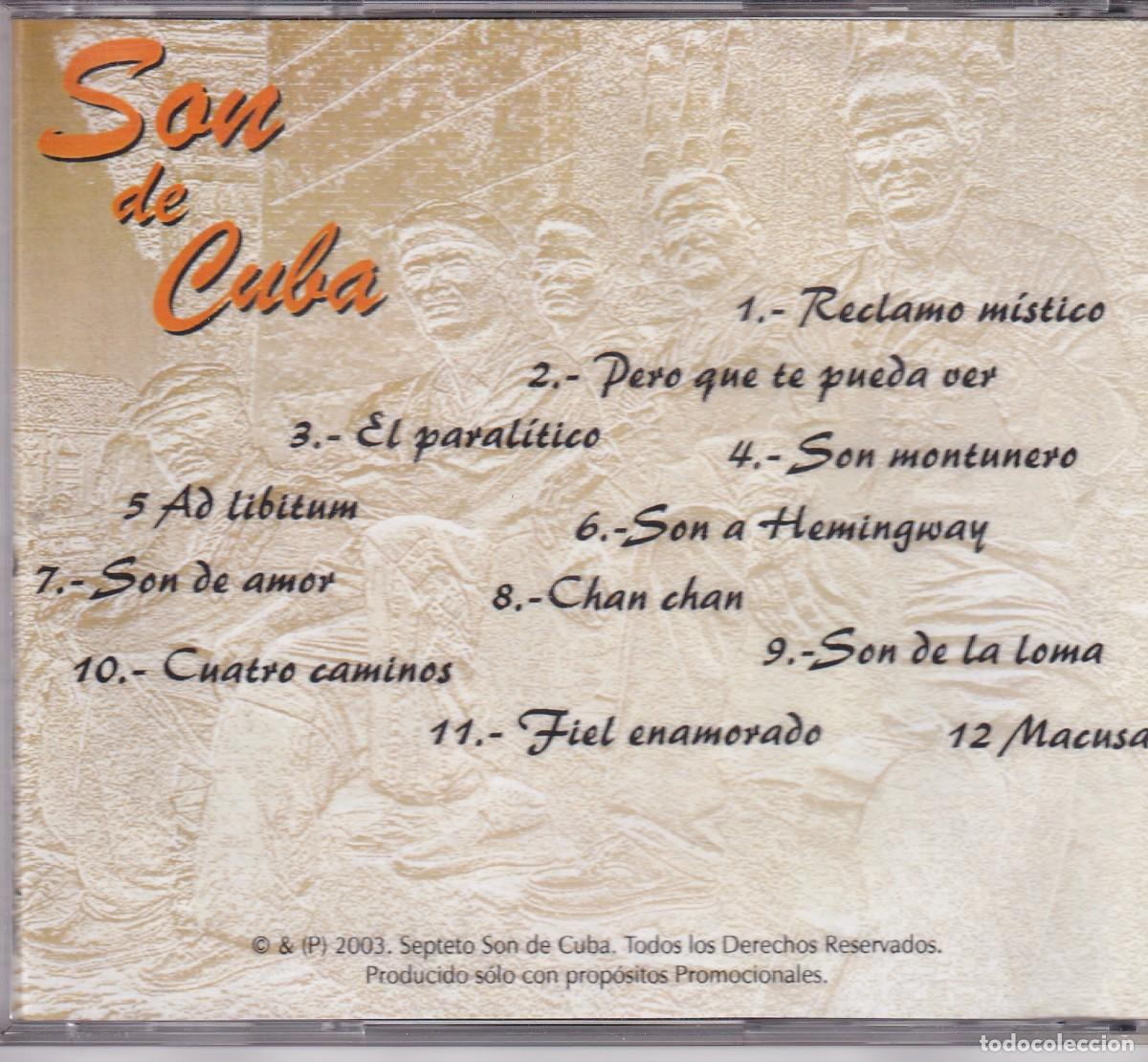 CDs de m&uacute;sica: Septeto Son de Cuba - Foto 2