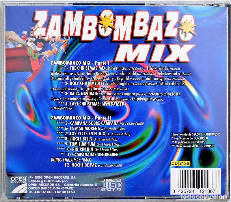 CDs de m&uacute;sica: Zambombazo Mix. Christmas Dance Compilation. CD - Foto 2