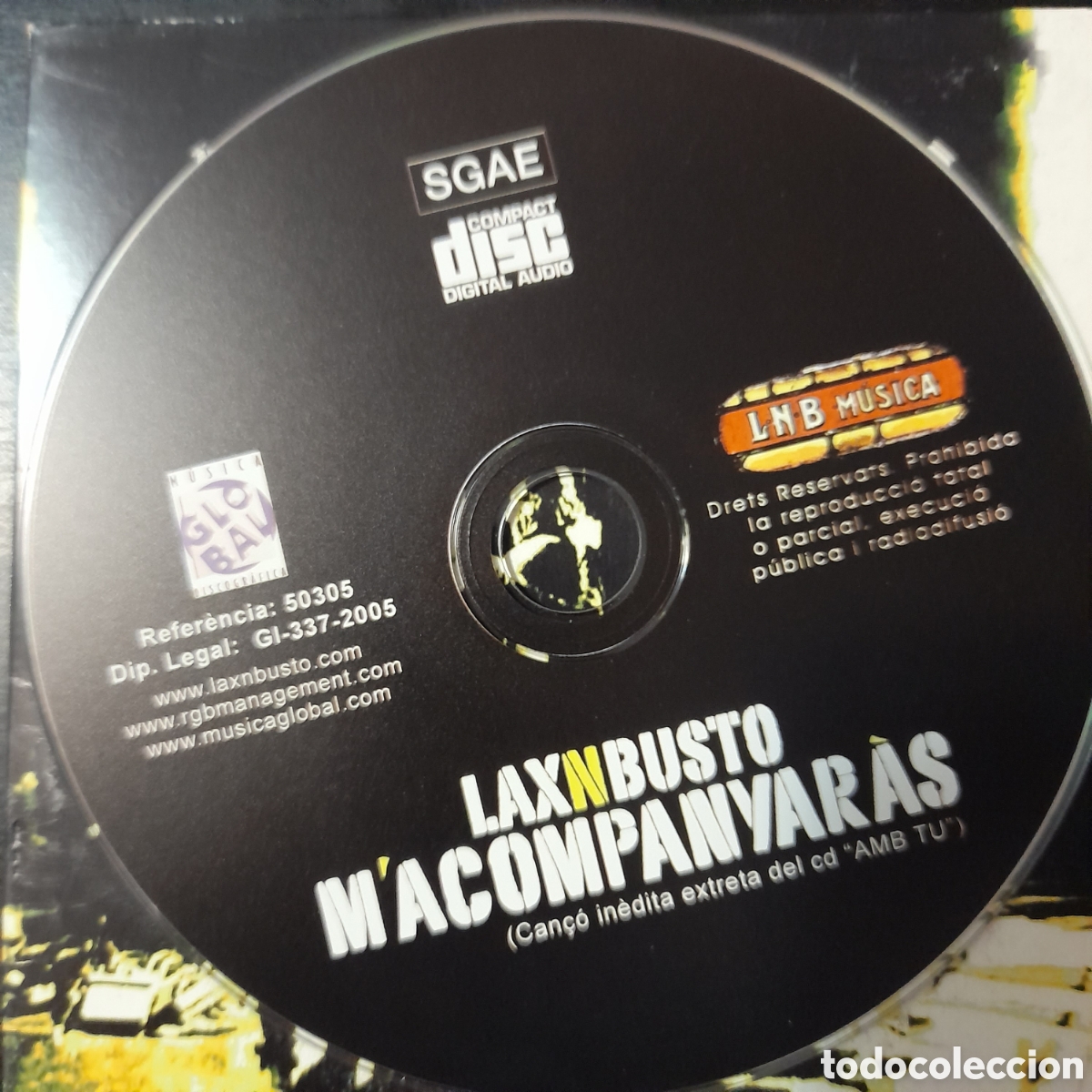 CDs de m&uacute;sica: LaxNBusto &ndash; Macompanyar&agrave;s. CD, Single, Cardboard Sleeve - Foto 3