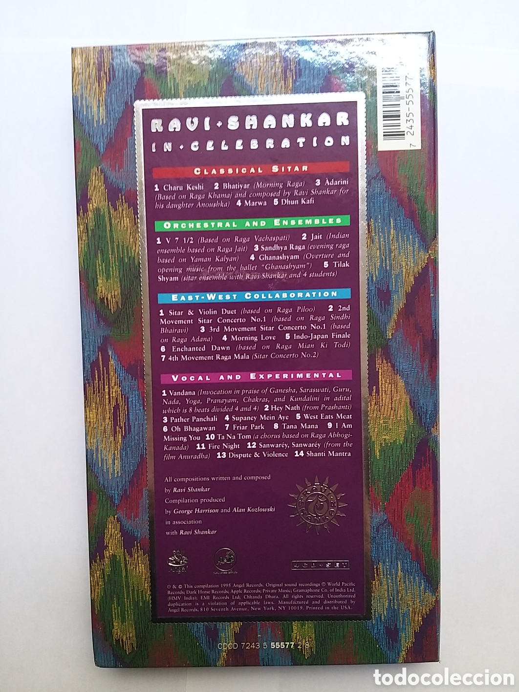 CDs de m&uacute;sica: RAVI SHANKAR - IN CELEBRATION - 4 CD BOX SET - Foto 2
