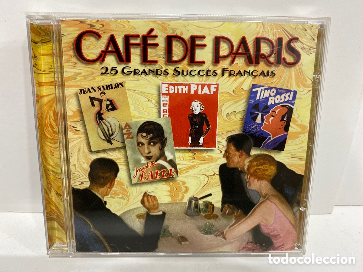 CDs de m&uacute;sica: Various - Caf&eacute; De Paris - 25 Grands Succ&egrave;s Fran&ccedil;ais (CD, Comp) - Foto 1