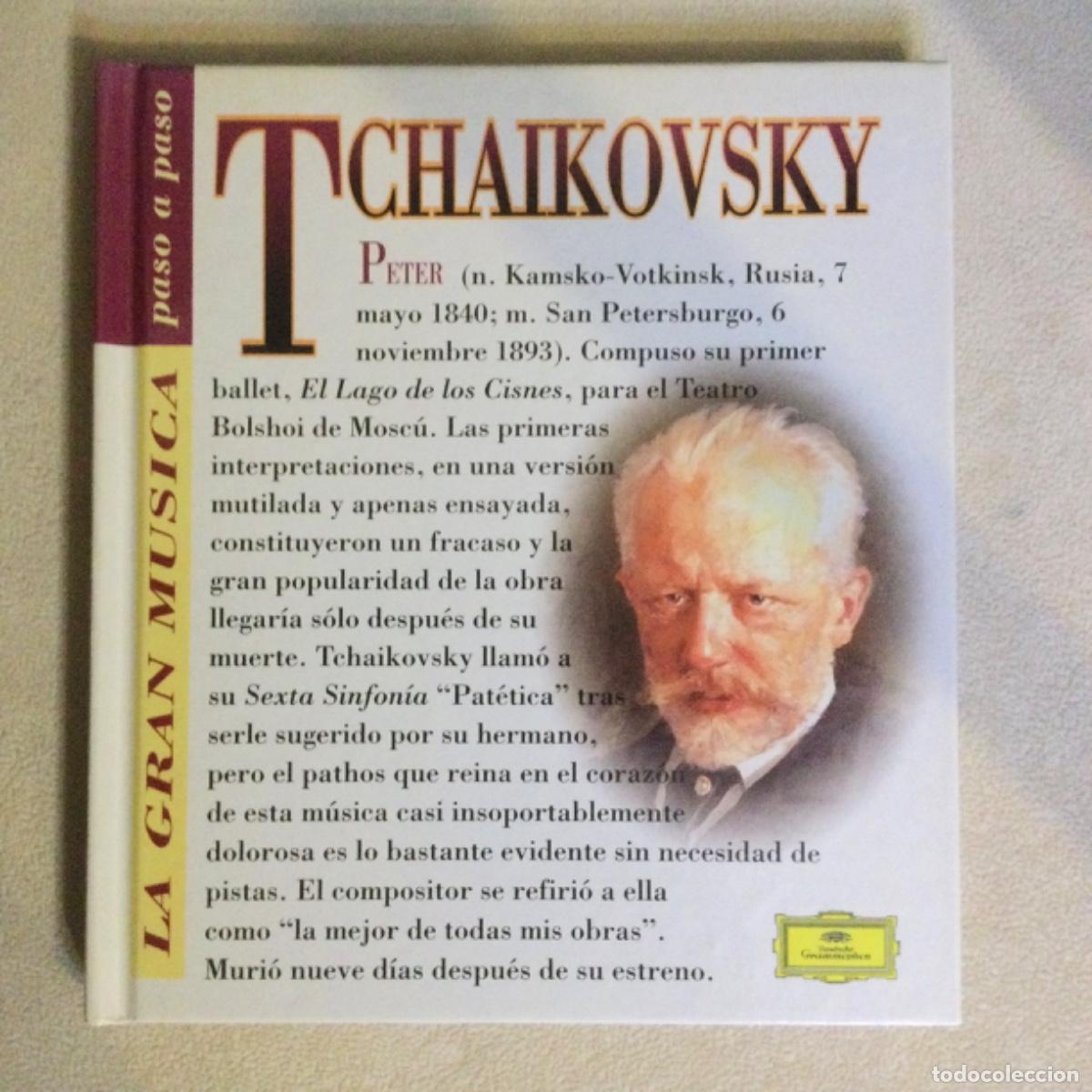 CDs de m&uacute;sica: Libro + CD. &ldquo;La Gran M&uacute;sica Paso a Paso&rdquo; TCHAIKOVSKY - Foto 1