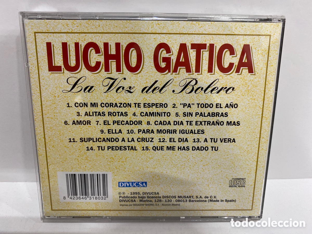CDs de m&uacute;sica: Lucho Gatica - La Voz Del Bolero (CD, Comp) - Foto 2