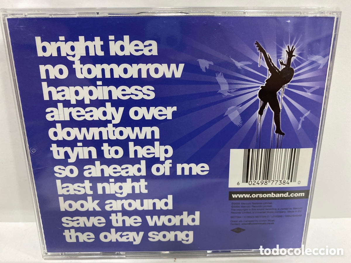 CDs de m&uacute;sica: Orson - Bright Idea (CD, Album) - Foto 2