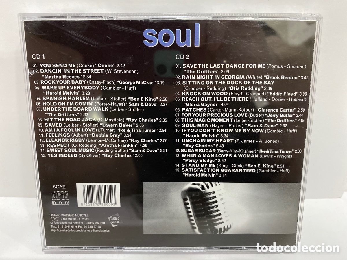 CDs de m&uacute;sica: Various - Soul (2xCD, Comp) - Foto 2