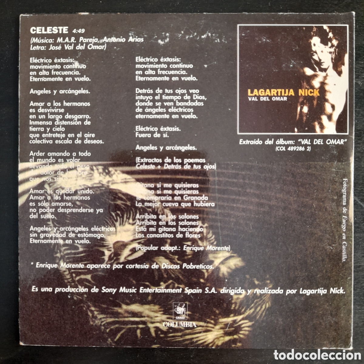 CDs de m&uacute;sica: Lagartija Nick &ndash; Celeste. CD, Single, Cardboard - Foto 2